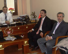 Öğder Numanoğlu'nu ziyaret etti