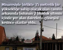 Cami mahkemelik etti