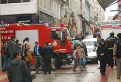 Soba yaktı itfaiye alarma geçti