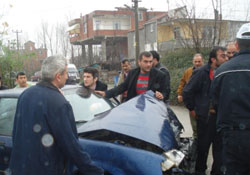 Çarşambada kaza: 2 yaralı