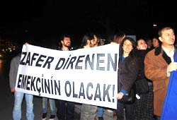 Türk-İş eylemlerinde kararlı