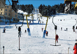 Kar otelleri doldurdu