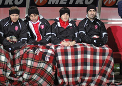 Soğuktan böyle korundular