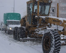 Kar Bafra'da sorun olmuyor
