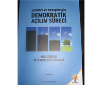 Demokratik Açılım kitapçığı hazır