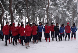 KAR ALTINDA ANTRENMAN