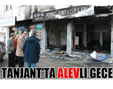 Tanjantta yangın paniği