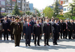 Bafra'da polis çoşkusu