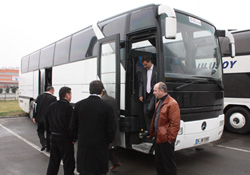 Otobüsün interneti ile uydu yanınıda olacak