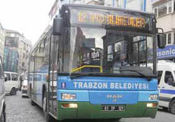 Trabzonda yeni otobüsler seferlere başladı