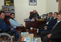 Ziyaret için Çankırı'dan geldi