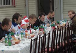 Barbeküde buluştular