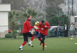 Kondisyon çalıştılar