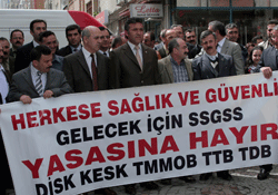 KESK'ten fakslı eylem