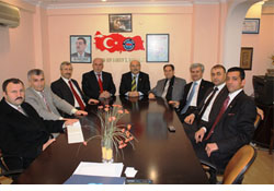 Memur-Sen'e başkan ziyareti