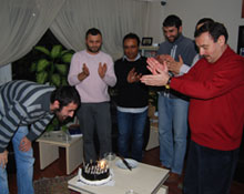 Öztürk'e sürpriz doğum günü