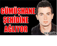 Gümüşhane şehidine ağlıyor