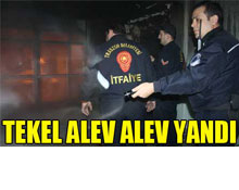 Tekel alev alev yandı