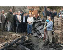 6 ev cayır cayır yandı