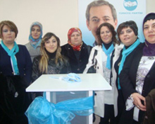 TP'li kadınların Ankara çıkartması