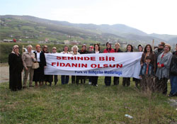 Fidanlar toprakla buluştu