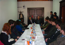 Öğrencilerden haritacılara ziyaret