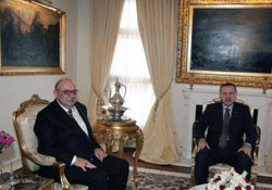 Erdoğan, Ermeni temsilcilerini kabul etti