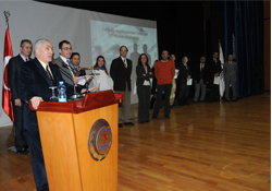 Deney hayvanları sertifikaları verildi