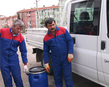 İlkadım atık yağları topluyor