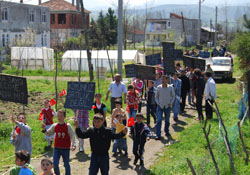 Dereköy'de depo eylemi
