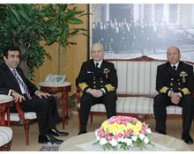 Oramiral'den Vali'ye ziyaret