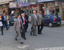 Değişim'den esnaf ziyareti