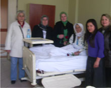 MHP'li kadınlardan hasta ziyareti