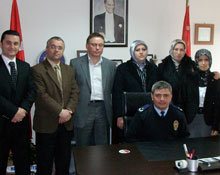 MHP Canik polisleri ziyaret etti