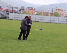 Samsunspor'dan Trabzon'a kutlama