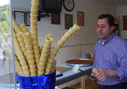 Dondurmalar tezgahlarda