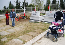 Samsunlular mezarlığa akın etti