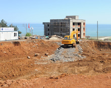 KTÜde Olimpiyat Köyü inşaatı hız kazandı