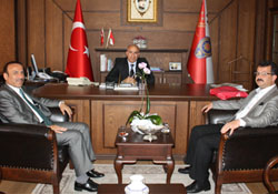 Genç'ten Çelik'e hayırlı olsun ziyareti