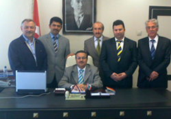 Terme EML proje ekibi kaymakamı ziyaret etti