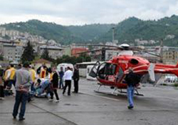 Helikopter İle Ankaraya Gitti