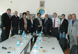 Güzeloğlunun veda ziyaretleri sürüyor