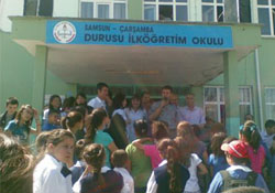 Kardeş okullar Durusu' da eğlendi