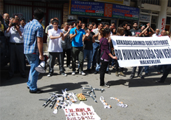 Tutuklamalar Ankara'da protesto edildi