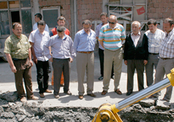 Cumhuriyet Mahallesinde çalışmalar başladı