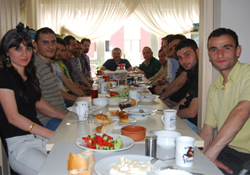 Gümüş Denge kahvaltısında