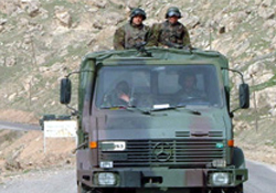 Konvoya mayınlı tuzak