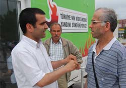 Reflüye Set Tırı' Cumhuriyet Meydanında