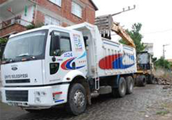 Yol inşa çalışmaları başlandı