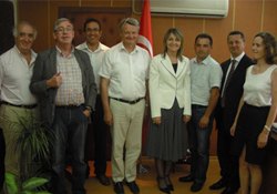 Fransız heyet Koçu ziyaret etti